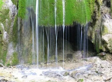 Водопад сребро струя (Крим) описание и снимки