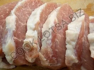 Carne în franceză cu ciuperci - delicioase acasă-pas fotografii reteta