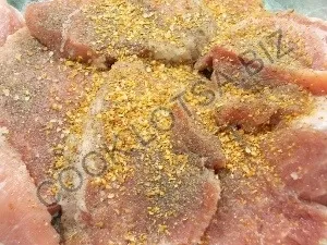 Carne în franceză cu ciuperci - delicioase acasă-pas fotografii reteta