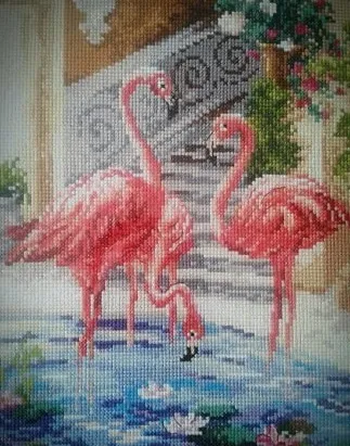 Fascinanta pasăre flamingo frumoasă ca o sursă de inspirație - Masters Fair - Mână