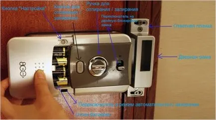 Вкопани брава с дръжка за монтаж на вратата със собствените си ръце