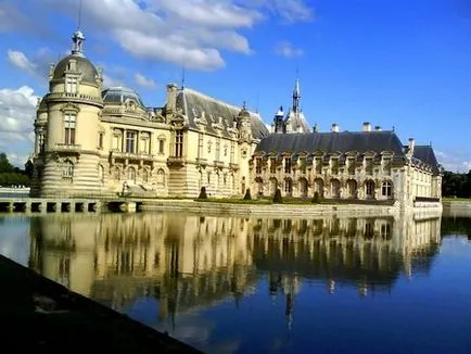 Castelul Chantilly, în Franța, istorie, descriere, fotografie