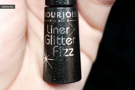 dermatograf lichid cu particule sclipitoare Bourjois de linie sclipici Fizz №31 black star - colectare