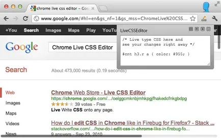 5. Kiegészítések google chrome, amely felülírja bármely honlapján percben