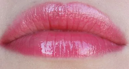 Lip Gloss Burberry ajak izzás mályva rózsaszín № 19 felülvizsgálat és a smink, Elia Chaba