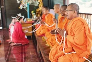 Buddhista esküvő jellemzői