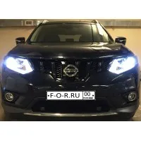 Fényes fekete hűtőrács Nissan X-trail T32 2014-16 tuning