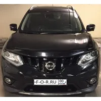 Fényes fekete hűtőrács Nissan X-trail T32 2014-16 tuning