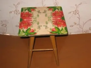 Decoupage bútorok és a különböző elemek a belső (fotó)