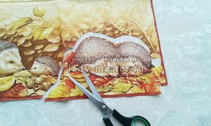 Decoupage árnyékában asztali lámpa, a mester - osztály fotók, lépésről lépésre