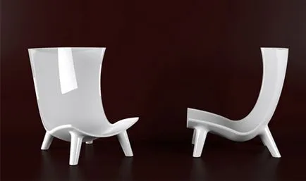 Дизайнерски столове, давайки свои ръце