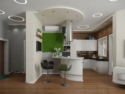 Интериорен дизайн проект на апартамент с нестандартно оформление