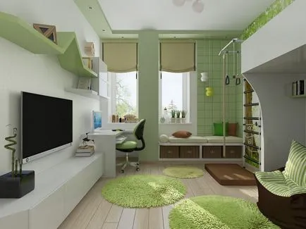 Proiect de design interior al unui apartament cu aspect non-standard