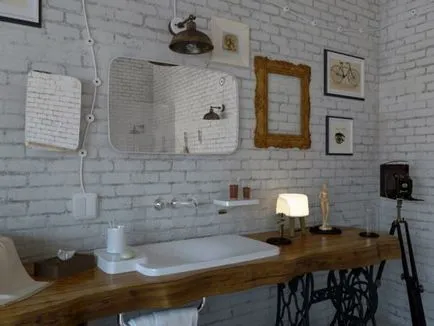Tervezz egy fürdőszoba retro stílusban (fotó) - Belső Ötletek