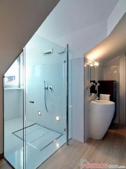 baie de design cu duș - avantaje și dezavantaje ale duș în baie