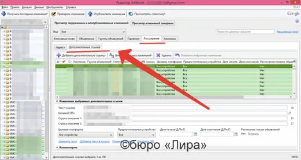 Link-uri suplimentare în Yandex Direct și google adwords