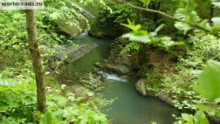 Atracții Sochi cascade zmeykovskie, drumuri din lume