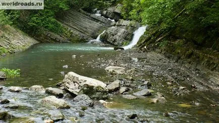 Atracții Sochi cascade zmeykovskie, drumuri din lume