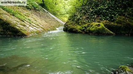 Атракции Сочи zmeykovskie водопади, световните пътища