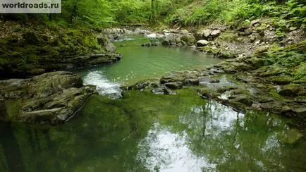 Атракции Сочи zmeykovskie водопади, световните пътища