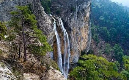 Атракции Крим могъщия водопад Ухан-Су