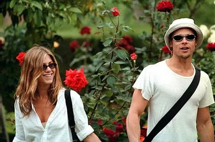 Jennifer Aniston si Brad Pitt ca cineva care a aruncat Whisperer