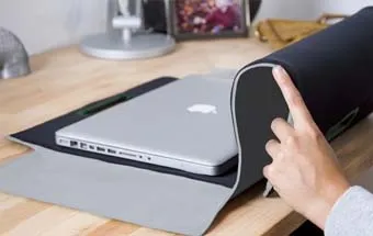 Необичайни случаи за лаптоп с ръцете си