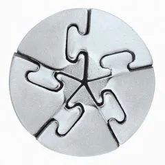 Puzzle spirală dificultate 5, metal, Hanayama, prețul de 1350 de ruble