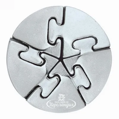 Puzzle spirală dificultate 5, metal, Hanayama, prețul de 1350 de ruble