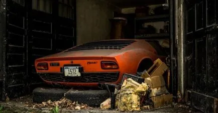 Italian masina sport lamborghini a stat timp de 28 de ani, într-un garaj (28 poze) - triniksi