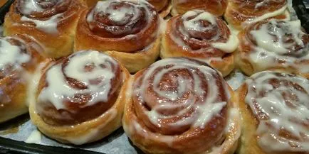 Cinnabon кифли у дома печене рецепти със снимки