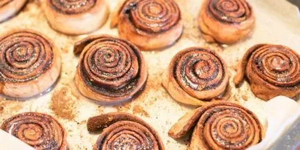 Cinnabon zsemle otthon sütés receptek fotókkal