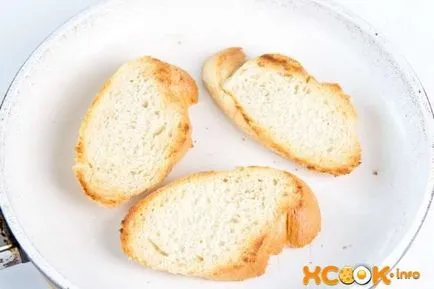 Bruschetta paradicsommal és bazsalikommal - főzés recept egy fotó