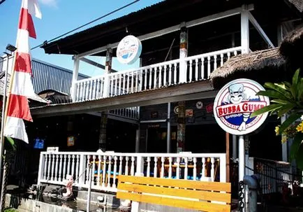 Bubba Gump - cel mai popular restaurant din Bali