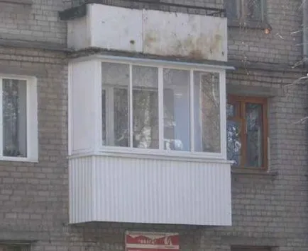 Cum de a repara balcon Hrușciov foto și video de instruire aranjament