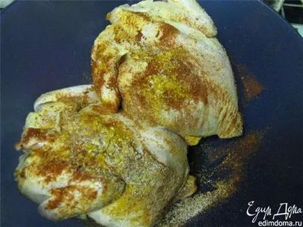 Főzni Cornish csirke recept egy fotó