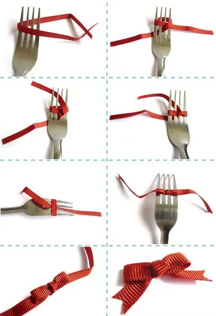 Как да си направим лък на панделка са няколко начина за производство на декоративни лъкове, LS