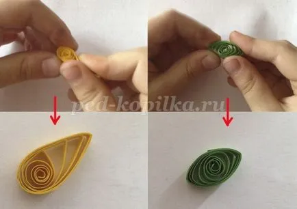 Hogyan, hogy a fülek, búzakalász a papír Quilling technika