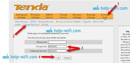 Как да смените паролата на Wi-Fi рутер Tenda на