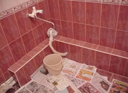Как да се скрие тръбата в инструкциите за баня със снимки и видеоклипове