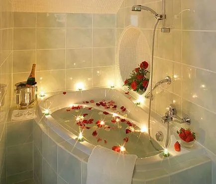 Hogyan díszíteni a fürdőszoba a romantikus stílusban