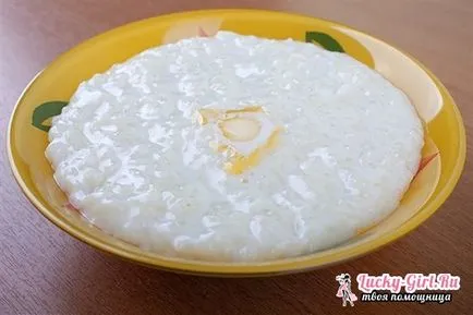 Főzni rizs zabkása tejjel
