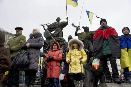 Hogy „fasiszták-Bandera” a Maidan