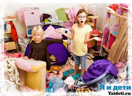 Hogyan juthat el a gyermeket, hogy távolítsa el a játékokat a szobában néhány tipp