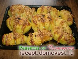 Картофи пълнени с пиле, печени на фурна - рецепти от domovesta