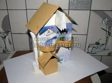 casa de porc din papier mache, pas cu pas expertul - clasa cu pas cu pas fotografii