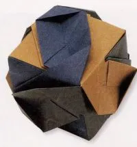 Оригами японски зеле