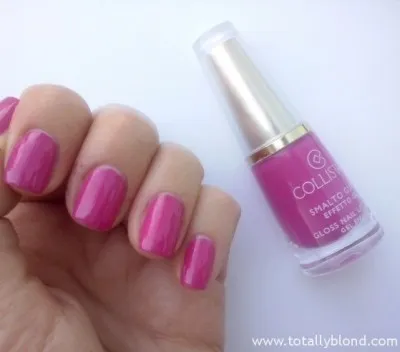 Nail collistar fényes körömlakk gélhatás árnyalatú 511 és 551 rosa Romantica Fucsia