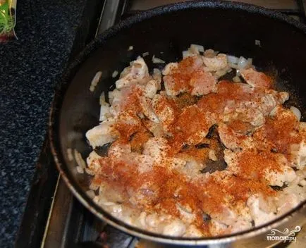 Пилешки гърди с броколи в сметанов сос - стъпка по стъпка рецепта със снимки на