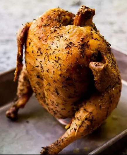 Grillezett csirke a sütőben, hogyan kell főzni egy illatos csirke nyárson - receptek képekkel